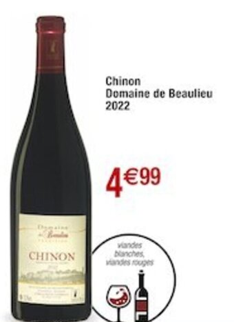 Cora x Carrefour Chinon Domaine de Beaulieu offre