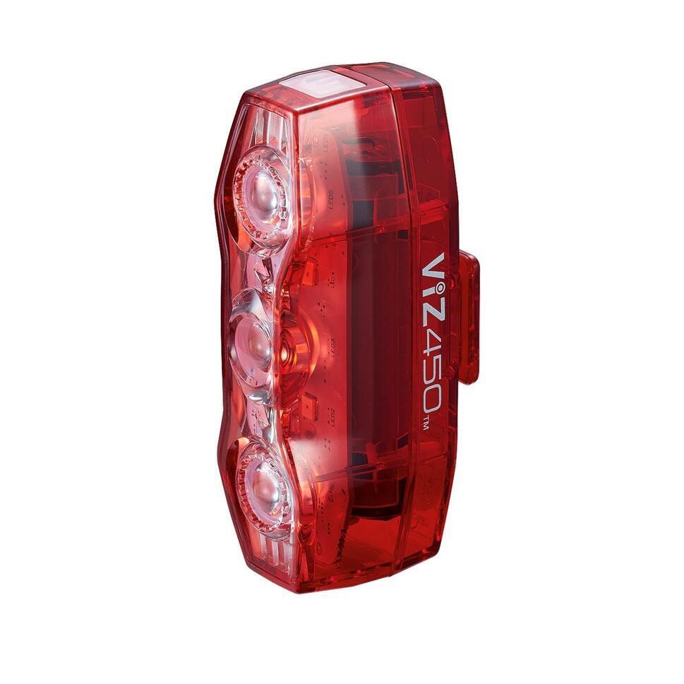 Promo Cateye viz 450 rear bike light chez Decathlon