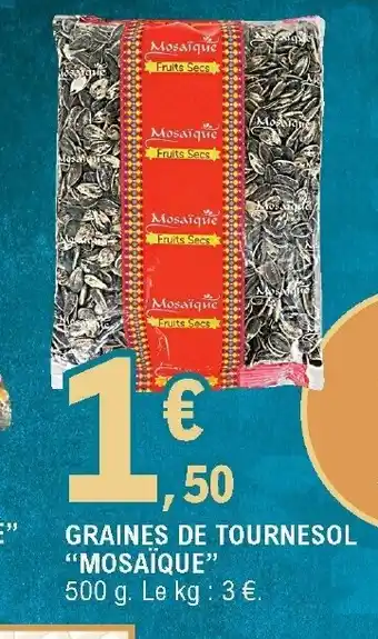 E.Leclerc Graines de tournesol offre