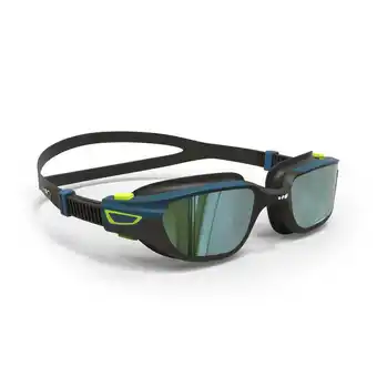 Decathlon Lunettes de natation verres miroirs spirit taille l noir bleu offre