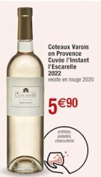 Coteaux Varois en Provence Cuvée l'Instant l'Escarelle