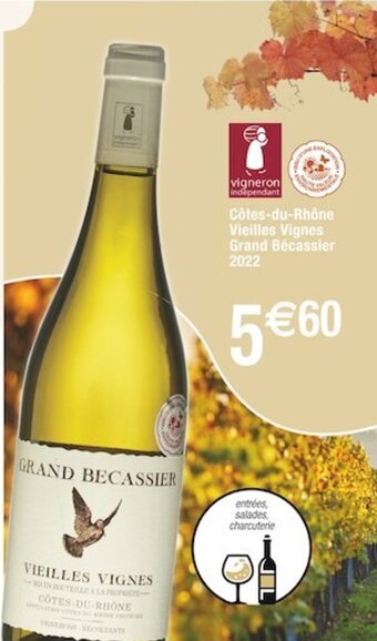 Côtes-du-Rhône Vieilles Vignes Grand Bécassier 2022