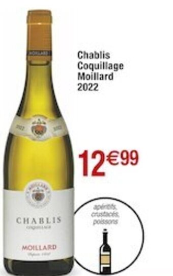 Cora x Carrefour Chablis Coquillage Moillard 2022 offre