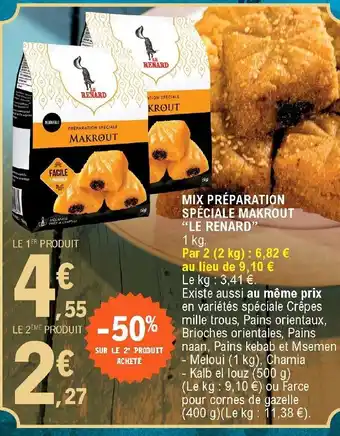 E.Leclerc Mix preparation préparation makrout offre