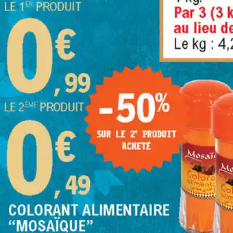 E.Leclerc Colorant alimentaire offre