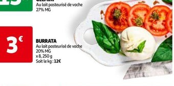Auchan BURRATA offre