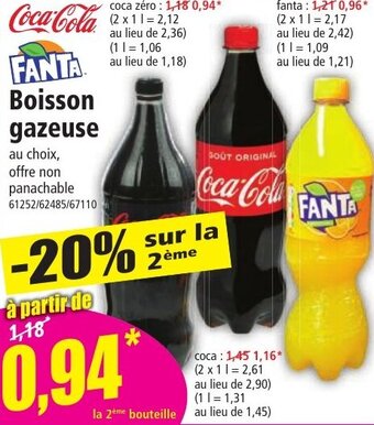 Norma Boisson gazeuse offre