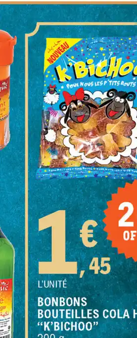 E.Leclerc Bonbons bouteilles cola halal offre