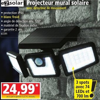 Norma Projecteur mural solaire offre
