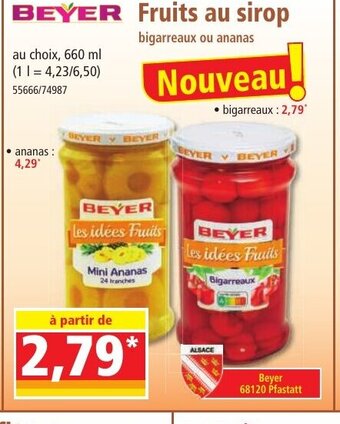 Norma Fruits au sirop offre