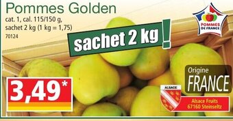 Norma Pommes Golden offre