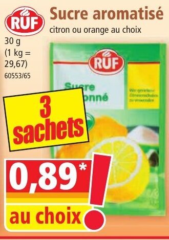 Norma Sucre aromatisé offre