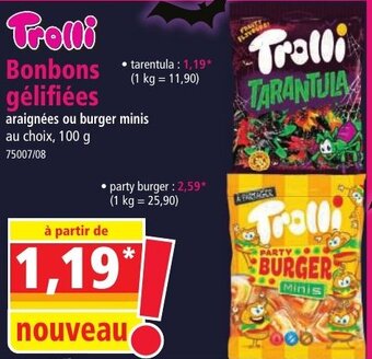 Bonbons gélifiées