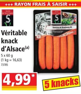 Norma Véritable knack d'Alsace(a) offre