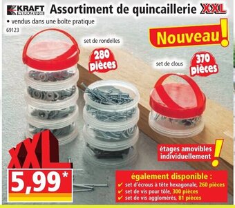 Norma Assortiment de quincaillerie XXL offre