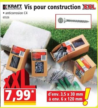 Vis pour construction XXL