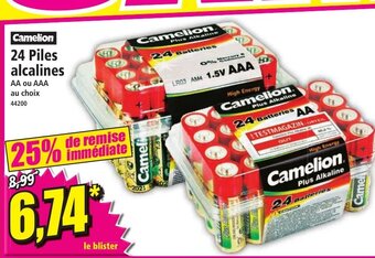 Norma 24 Piles alcalines offre