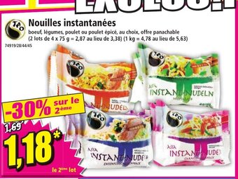 Norma Nouilles instantanées offre