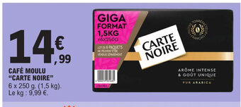 E.Leclerc Express CAFÉ MOULU "CARTE NOIRE" offre