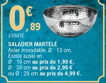 E.Leclerc Saladier Martelé offre