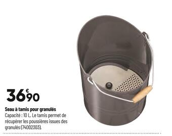 Bricorama Seau à tamis pour granulés offre