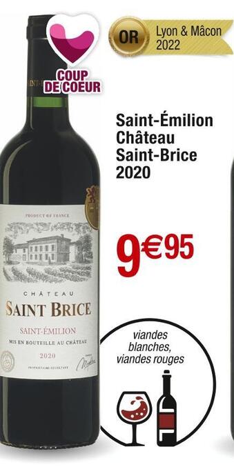 Cora x Carrefour Château saint-brice saint-émilion 2020 offre