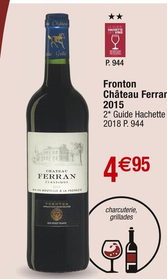 Cora x Carrefour Château ferran fronton 2015 offre
