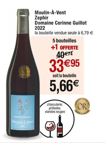 Cora x Carrefour Domaine corinne guillot moulin-à-vent zephir 2022 offre