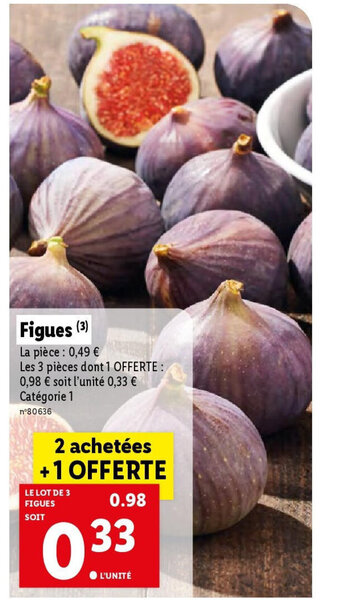 Lidl Figues (3) offre