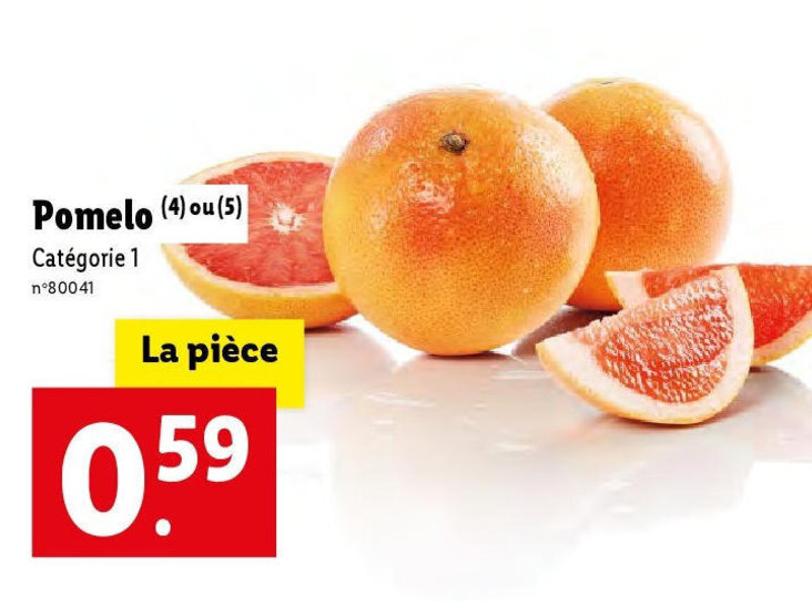 Promo Pomelo chez Lidl