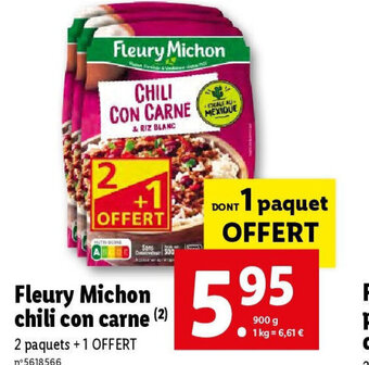 Lidl Fleury Michon offre