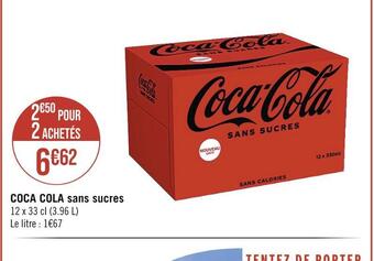 Coca cola coca cola sans sucres