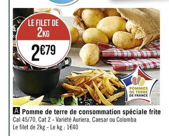 Casino Supermarchés Pomme de terre de consommation spéciale frite offre