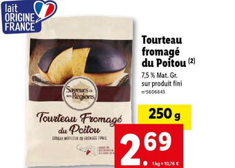 Lidl Tourteau Fromagé du Poitou offre