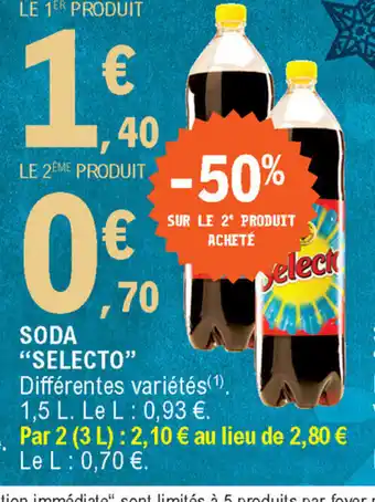E.Leclerc Soda Selecto offre