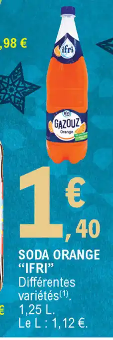 E.Leclerc Soda Orange Ifri offre