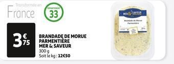 Auchan Supermarché Mer & saveur brandade de morue parmentière offre