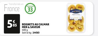 Auchan Supermarché Mer & saveur beignets au calmar offre