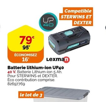 Weldom Batterie Lithium-ion UP40 offre