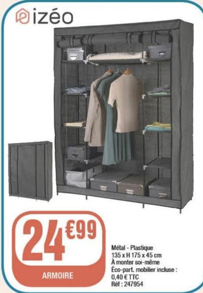 Promo ARMOIRE chez La Foir'Fouille