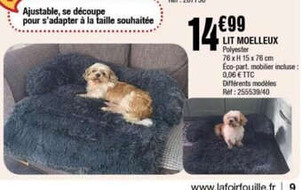 La Foir'Fouille LIT MOELLEUX offre