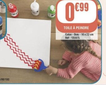 La Foir'Fouille TOILE À PEINDRE offre