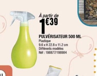 La Foir'Fouille PULVÉRISATEUR 500 ML offre