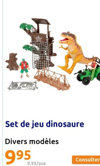 Action Set de jeu dinosaure offre