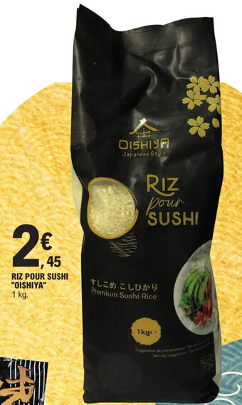 RIZ POUR SUSHI "OISHIYA" 1 kg.