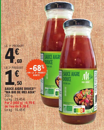 E.Leclerc SAUCE AIGRE DOUCE MA BIO DE MEI ASIA" offre