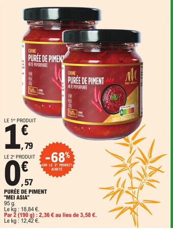 E.Leclerc PURÉE DE PIMENT "MEI ASIA" offre