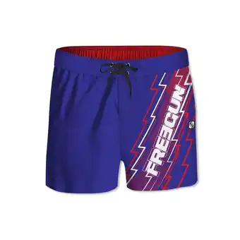 Decathlon Boardshort court garçon ceinture demi-élastiquée eclair offre