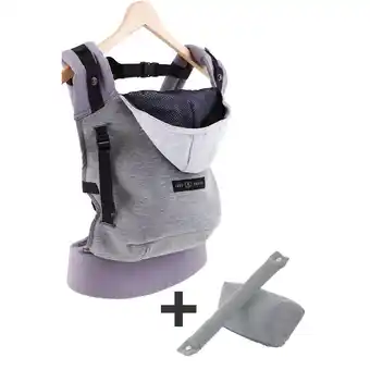 Decathlon Hoodiecarrier 0m+ gris flanelle offre
