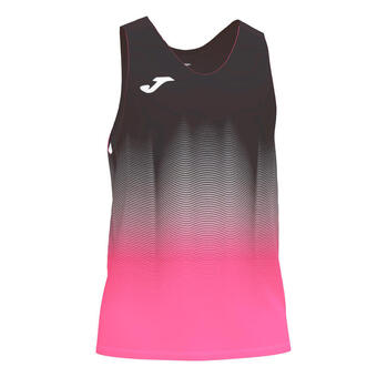 Decathlon Débardeur running garçon joma elite vii noir rose fluo blanc offre